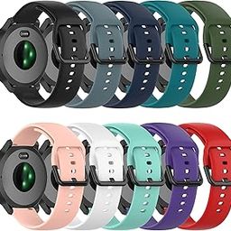 Band for Garmin Vivoactive 3, Soft Silicone Band Replacement for Garmin VivoActive 3/Forerunner 245/Forerunner 645/Venu/Venu sq/Vivomove 3/Vivomove Luxe/Vivomove Style/Vivomove HR Sport Style Watch-18