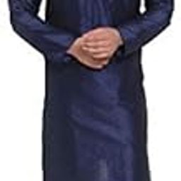 B BEN MEN'S DHUPION SILK KURTA PAJAMA-picture-25