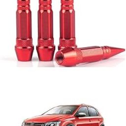 LOVMOTO 4PC Spiked Aluminum Valve Stem Caps, Heavy Duty Tire Caps Dust-Proof Air-Proof Valve Stem Covers for Cars SUVs Trucks Motorcycles Bicycles Comfortable with Cr-OSS Po-lo-image-46