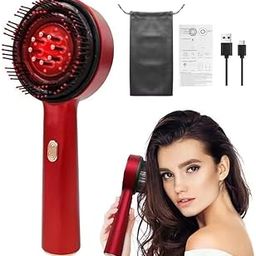 GVB ENTERPRISE Premium Head Scalp Electric Massager Comb | Scalp Massaging Brush with 2 In 1 Hair Oil Applicator | IPX7 Waterproof,Portable Deep Massager For Hair & Head Relaxation at Home | Shiatsu Massage for Hair Growth/Stress Relax-16