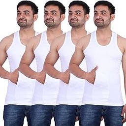Men's Cotton Rn Pocket Sandow Sleeveless Vest Tank_Pack of 4-image-44