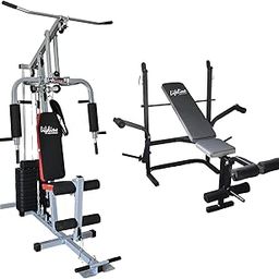 Lifeline Fitness HG-009 Multi Home Gym Combo with LB 308 Multi (Incline/Flat) Bench, Home Gym Machine with 72kg Weight Stack, Bench Press for Home Gym, Gym Equipment for Home-16