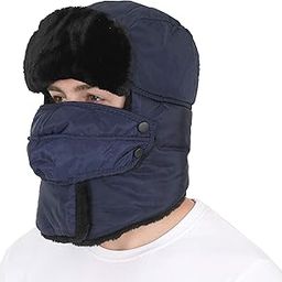 Tropper Hat Balaclavas Fleece with Thick Full Cover for Winter Dust Wind, Winter Special Multi Purpose Mask/Winter Trekking Ski Hat with Winter Ear Flap and Ski Windproof Mask-image-19