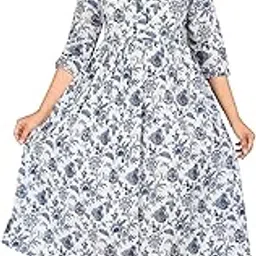 vaidiki Women's Maternity Gold Print Dual Zipped Comfort Dress for Feeding Maternity Nursing-picture-16