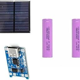 SP Electron Combo Pack of Solar Panel with 1200 mah Lion Battery and C-Type Charging Module-4