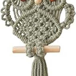 ARTISOUL® Owl Macrame Tapestry Wall Hanging Macrame Bohemian Tapestry For Dorm Bedroom Green | Home Decor | Tapestries-image-43