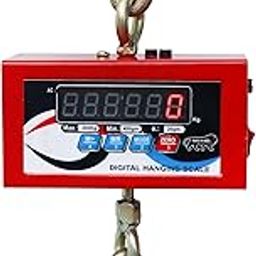 SKADIOO Hanging Weighing Scale 200kg, Mini Crane scale, Electric Machine for Luggage Agriculture Fishing Scrap, Electronic Scale 200kg, Digital weight machine for cyliners-picture-39