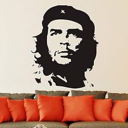 Vinyl Che Guevara Wall Sticker, 49 x 4.2 x 4.2 cm, Multicolour-image-9