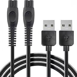 Qjin USB Charger Cable for Philips Sonicare Cordless Power Flosser 3000, 2 Pack-60