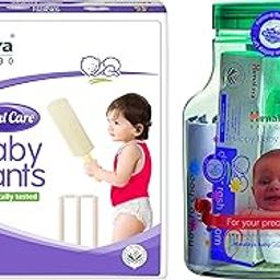 Himalaya Total Care Baby Pants Diapers, Extra Large (12-17 kg), 74 Count & Himalaya Herbals Babycare Gift Jar (Soap, Shampoo, Rash Cream and Powder)-20