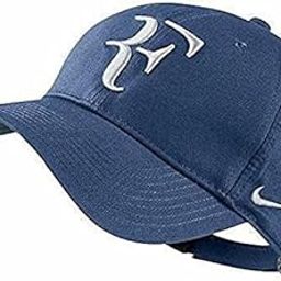 Dressify� - Unisex Cotton Embroidered RF Cap with Back Adjustable Strip (Blue/White, Free Size)-16