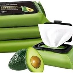 Dhaiwat Avocado Moisturizing Deep Cleasing Wipes || Makeup Remover Facial Wipes || Cucumber & Vitamin E Makeup Remover Wipes Hydrating, Refreshing, Soothing (Pack Of 1)(Makeup Wipes)-image-59