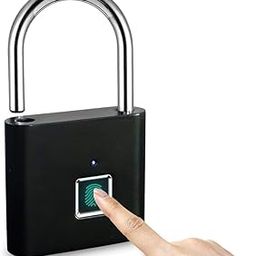 PEISAINOX Smart Fingerprint Padlock | Waterproof Rechargeable Security Lock | Alloy Steel Body | Portable Biometric Lock for Lockers, Luggage, Backpacks, Doors, and Bicycles-10