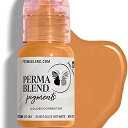 Perma Blend Pigments Professional Lip Color for Permanent Makeup Soft Golden Corrector 15ml, Bottle-12