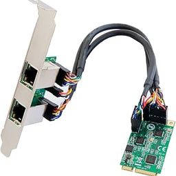 IO CREST Dual 2.5 Gigabit Mini PCIe Ethernet Network Expansion Card, Green (SI-MPE24079)-31