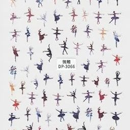 Nail It! 5D Self-Adhesive Nail Art Stickers - Ballet 3066-44