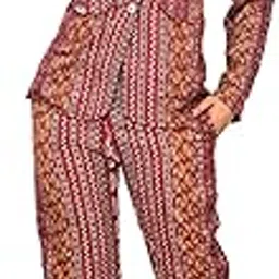 fellamo Girls/Women Fashion Trendy Latest Multi-Print Full Sleeves Polycotton Blazer with trouser-115 (2pcs Set)-picture-22