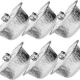 POPETPOP 6pcs Disposable Aluminum Foil Pot with Lid Versatile Cooking and Roasting Container for Grilling Camping and Outdoor Activities High-Temperature Resistant Lightweight Design-image-54