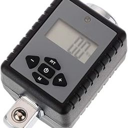 ThreeH 1/4 Inch Digital Torque Adapter (0.22-22.1ft-lb/0.3-30Nm) with Buzzer and LED Flash 1/4'' Drive Digital Torque Wrench Converter-12
