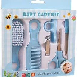 Roforuf Baby Grooming Baby Healthcare Kit Newborn Baby Care Accessories/Baby Essentials Set of Nail Clipper, Scissors, Hair Comb, Brush, Baby Nail Clipper Cover for Toddler/Infant/Baby (Pack of 6)-image-55