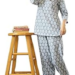 Women's Viscose Rayon Printed Night Suit | Comfortable Top & Bottom Set-picture-18