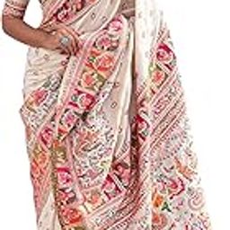 Women's Kanjivaram Pure Soft Silk Saree With Unstitched Blouse Piece-picture-56