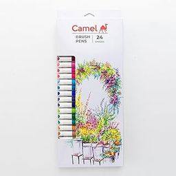 Camlin Brush Pens|24 Shades|Multicolor-23