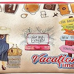 Multipurpose Travel/Vacations Pouch for Travel, Cosmetic,Office, Stationery, Gadgets, Money Purpose, Handbag. Design 01-image-43