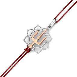Trishul 925 Sterling Silver Rakhi Bracelet for Raksha Bandhan For Brother-image-29