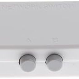 ATORSE® 2Port Button Network Switch Splitter Hub 2-in 1-Out Or 1-in 2-Out 100M/10M#2-26