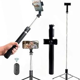 Selfie Stick with Tripod Stand | Bluetooth Extendable 3-in-1 Multifunctional Selfie Stick for Compatible iPhone, Mi, OnePlus, Samsung, Oppo, Vivo & All Smartphones-image-25