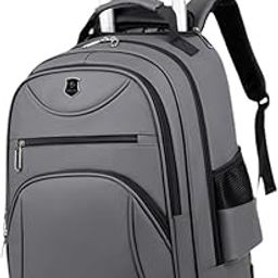 CALANDIS™ Computer Backpack with Wheels Trolley Business Cabin Bag for Adults Gray | Luggage-image-27