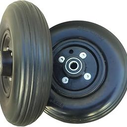 eOnekart 8 Inch (200×50) Front Caster Wheel for Electric Wheelchair With Bearing - Black (Pack of 2)-picture-18