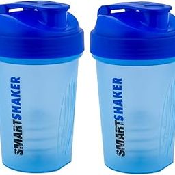 TRUEWARE MINI GYM SHAKER - Protein Shake Mixer with Leak-Proof Design | Food grade Plastic | BPA-Free 500ml Capacity | Ideal Workout Blender for Fitness Lovers | Sports Bottle with Easy-Grip Lid for Smoothies and Protein Shakes | Color- Blue |Set of 2-27