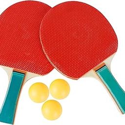 SPOCCO | Table Tennis Set of 2 consisting 2 Table Tennis Bats and 3 Balls | Table Tennis Set, 2 Bats and 3 Ping Pong Balls | TTS63-image-21