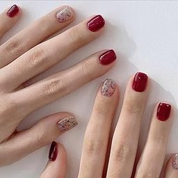 Buddy Jelly Trends Premium Designer 24pcs Stick-on Nails set, with Easy Glue Tab application, Nails are Reusable & Unbreakable (W1400)-47