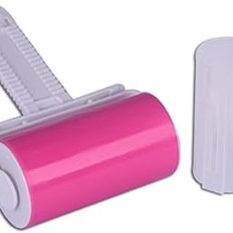Foyken Sticky Lint Remover Roller for Clothes Sheets Reusable Easy-Tear Pet Hair Remover for Clothes, Sofa, Furniture, Sweater, Dust & Dirt - Pack of 1 (Multicolor) (washabale lint Roller)-picture-7
