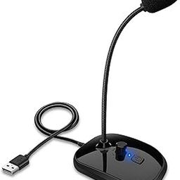 YUNLEI USB Wire Adjustable Microphone Gooseneck Mic Conference Condenser Microphone for PC Computer Live Streaming USB Microphone-22