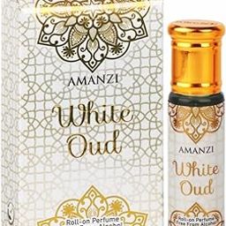 AMANZI White Oud Attar Roll-On for Men & Women | Alcohol-Free, Long-Lasting Fragrance Oil | Floral, Woody & Amber Perfume | 6ml | Pack of 1-38