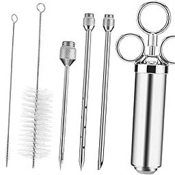 Marinade Injector Professional Roast Juice Syringe for Beef Barbecue Chicken | Home & Garden | Yard, Garden & Outdoor Living | Outdoor Cooking & Eating | BBQ Tools & Accessories-image-85