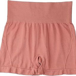Yoga Shorts Slim Runner Hot Pants Gym Tummy Control Half Pants Red Plus-image-63