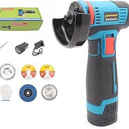 TOMAHAWK® MIG-1500-12 V Brushless Cordless Mini Angle Grinder, 8500 RPM - Brushless Motor - 80mm - 1.5Ah Li-Ion With Fast Charger - Variable Speed Control & Battery Indicator for Precision Grinding-image-19