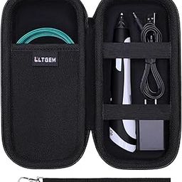 LTGEM Case Compatible with SCRIB3D P1 / SCRIB3D Advanced 3D Printing Pen, Charging Cable, Plug and Filament, Black(Case Only)-picture-25