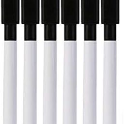 deziine.Fx Set Of 6 Black Magnetic Whiteboard Pen Erasable Marker Office School Stationery Supplies-image-33