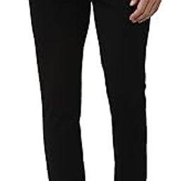Men's Formal Stretchable Knit Super Slim Fit Mid Rise Trouser | Comfort Lycra | 360-Degree Stretch Black, 34-image-27