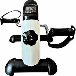 VANRAKSHAK Mini Exercise Bike - Compact Stationary Pedal Exerciser for Home & Office - Adjustable Resistance, Lightweight, Portable, & Easy to Use - Ideal for Leg & Arm Workout Black and White-9