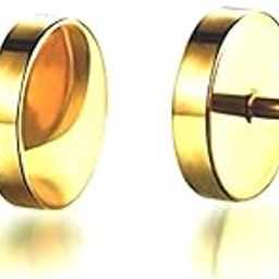 Piercing Mens Jewellery Latest Golden Studs Stylish Earings/Earrings for Men/Boys/Boyfriend Stylish - BALI-M936-image-54