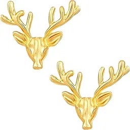mahi Combo of Deer-Face Shaped Wedding Brooch | Lapel Pin | Collor Pin for Men (CO1105806R)-picture-40
