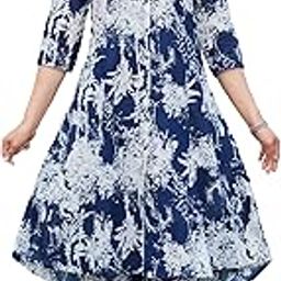 Women Pure Cotton Floral A-Line Printed Salwar Suit Set-picture-53