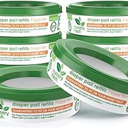 Nursery Fresh Refill for Diaper Genie and Munchkin Diaper Pails, 2,176 Count, 8 Pack-image-44